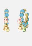Guess Rock Candy Hoops - Light Blue & Gold