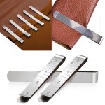 10 20PCS Hemming Clips Stainless Steel Sewing Clips Measurement Ruler Marking Sewing Project Quilting Supplies 3 Inches