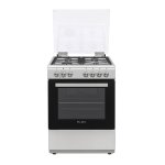ELBA Essential 60CM 4 Burner Cooker With Electric Oven-stainless Steel – 04 66CL 442