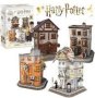 Wizarding World Harry Potter 3D Puzzle - Diagon Alley 4-1 Set 273 Pieces