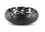 ALESSI - Barknest Round Basket - Black