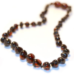Baltic Amber Teething Necklace Cherry