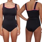 Tyr Womans Binding Binding Square Neck Tank Navy Peri Blue