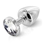 Diogol - Anni Butt Plug Round Silver Plated 30 Mm