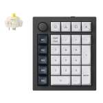 Syntech Keychron Q0 Max Qmk Gateron Jupiter Banana Rgb Wireless Custom Number Pad Shell White