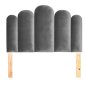 Boudior Ice-cream Headboard-grey