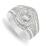 Sterling Silver & Cubic Zirconia Moonlight Ring