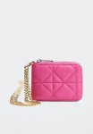 Quilted Wallet - Fuchsia
