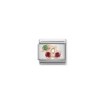 Rose Gold Cherries Link