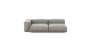 Two Module Chaise Sofa - Velvet - Light Grey - 241CM X 115CM