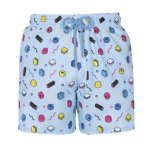 Mid-length Swim Shorts - All Sorts Baby Blue