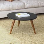 Bortollotti Sorelle Matte Black Coffee Table - 4253