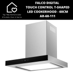 Falco Digital Touch Control T-shaped LED Cookerhood - 60CM AR-60-111