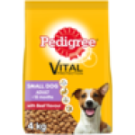 Vital Protection Small Dog Beef Flavoured Dog Food 4KG