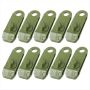 10 Outdoor Camping Tent Windproof Reusable Fixing Army Green