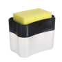 Kitchen Sink Caddy With Soap Pump And Sponge Storage