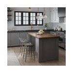 Kurv Kitchen Stool Taupe