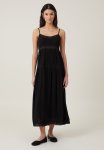 Cotton On Rylee Lace Trim Maxi Dress - Black