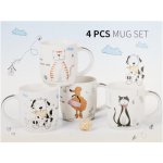 Clicks Animals Mug Set 4 Piece 360ML