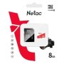Netac Eco 8GB Microsd Card + Sd Adapter CLASS10 30MB/S Read 25MB/S Write