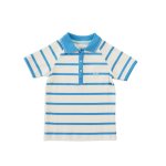LOTUCY Baby Girl Peter Pan Collar Polo Shirt Clothes Toddler Kids Striped Tops Cute Bowknot Long Sleeve Basic Plain Blouse