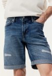 Regular Denim Shorts - Denim Blue