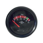 Vdo Trans Oil Tamrock Pressure Gauge 24 V 0 - 25 Bar 52 Mm Elec
