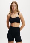 Cotton On Seamless Ribbed Crop - Black