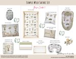 Cot Duvet Bedding Simple Wild Safari Set