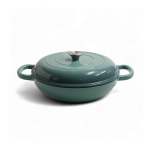 30CM Cast Iron Casserole Sea Salt