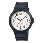 Casio Black And White Resin Unisex Watch MW-240-7BVDF