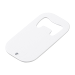 Full White Stainless Steel Bottle Opener 3.8X7CM