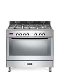 ELBA Fusion 90CM 5 Burner Gas Cooker With Electric Oven - Stainless Steel