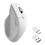 Keychron M6SB72 1K Wireless Mouse (BT/2.4GHz/Wired) With Huano Silent Micro Switch And Premium Wheel - White