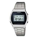 Casio Vintage Retro Unisex Watch B640W - Silver & Black