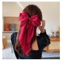 Stylish Women's Big Bow Barrettes - Long Ribbon Hair Pins For Daily Use And Women