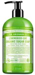 Dr Bronner Organic Sugar Soap Pump - Lemongrass Lime 355ML