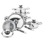 12 Pce Tango Stainless Steel Pot Set