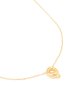 Waterproof Stainless Steel Large Bubble Letter A Cord Necklace