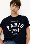 T-Shirt - Navy Blue & Paris