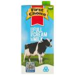 First Choice Full Cream Milk 1LT