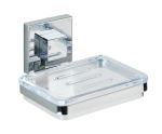 Wenko - Vacuum-loc Soap Holder Quadro Range - No Drilling Required