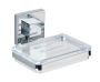 Wenko - Vacuum-loc Soap Holder Quadro Range - No Drilling Required