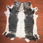 As Grade Nguni Hide 163 Black white XL - Extra Large Black white Panelled