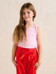 Tessa Girls Rib Tank Top - 10-12 Yrs Powder Pink