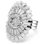 SWAROVSKI Idyllia Ring Set 3 Mixed Cuts Shell White Rhodium Plated - 60