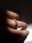 Barnacles Ring - XL UK Ring Size R+ To Z 10K Rose Gold