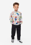 Oversized Printed Sweatshirt - Grey