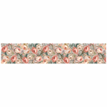 Printed Runner Peach Peonies
