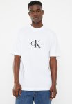Calvin Klein Monologo Oversized Tee - Bright White